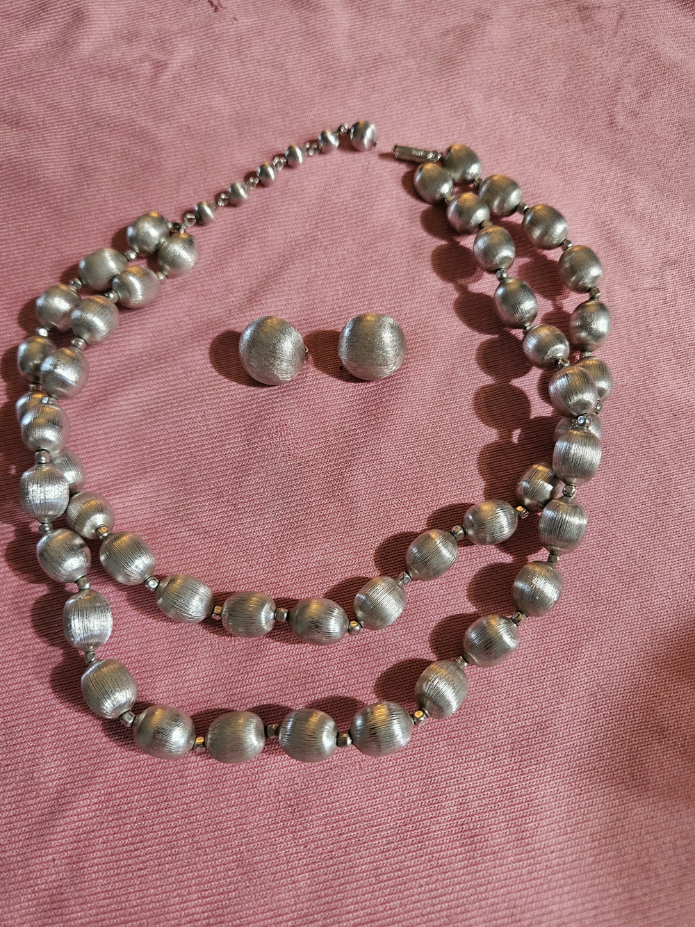 Vintage Trifari Necklace And Earring Set
